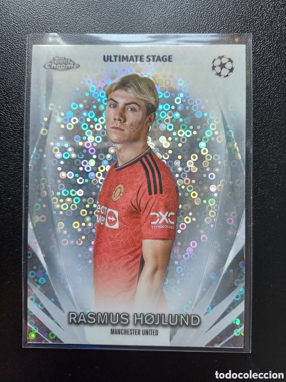 Figurine Collezionabili: #USC-47 RASMUS HOJLUND MANCHESTER UNITED TOPPS ULTIMATE STAGE 2023/24