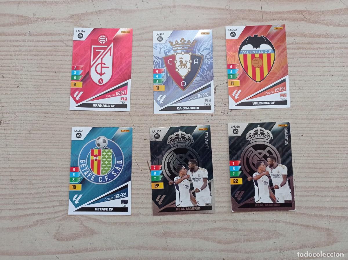 Cartas Colecion&aacute;veis: 6 Trading Card Adrenalyn Escudo 2023-24