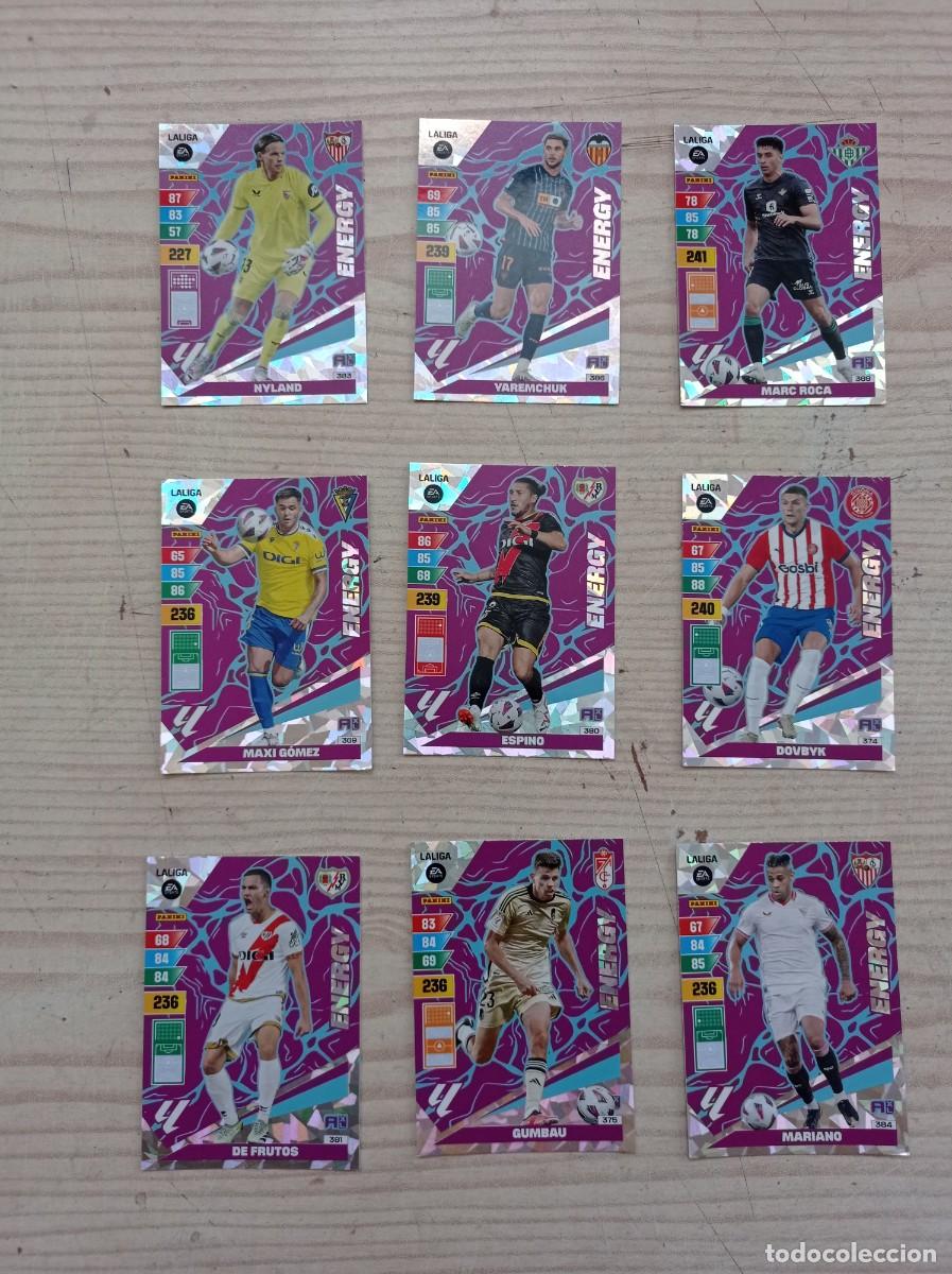 Cartas Colecion&aacute;veis: 9 Trading Card Adrenalyn Energy 2023-24