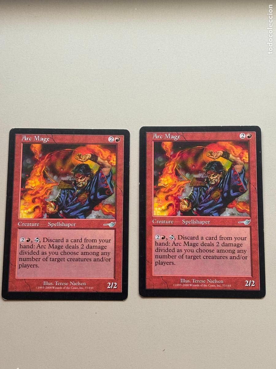 Trading cards: MAGIC THE GATHERING - ARC MAGE x 2 ( NEMESIS ) - Foto 1