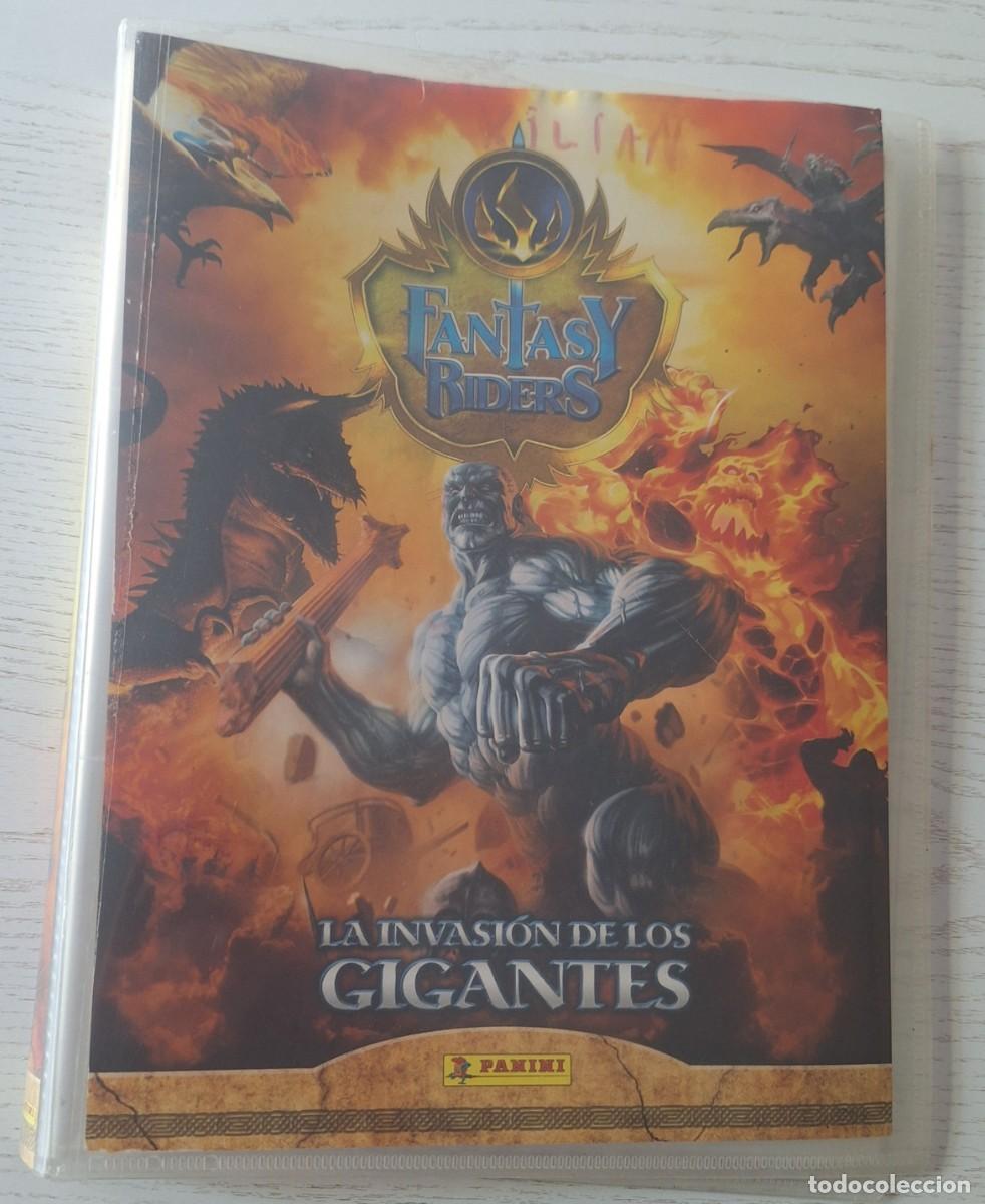 Trading cards: &Aacute;LBUM / CLASIFICADOR VAC&Iacute;O FANTASY RIDERS &middot; LA INVASI&Oacute;N DE LOS GIGANTES DE PANINI - A&ntilde;o 2019 -