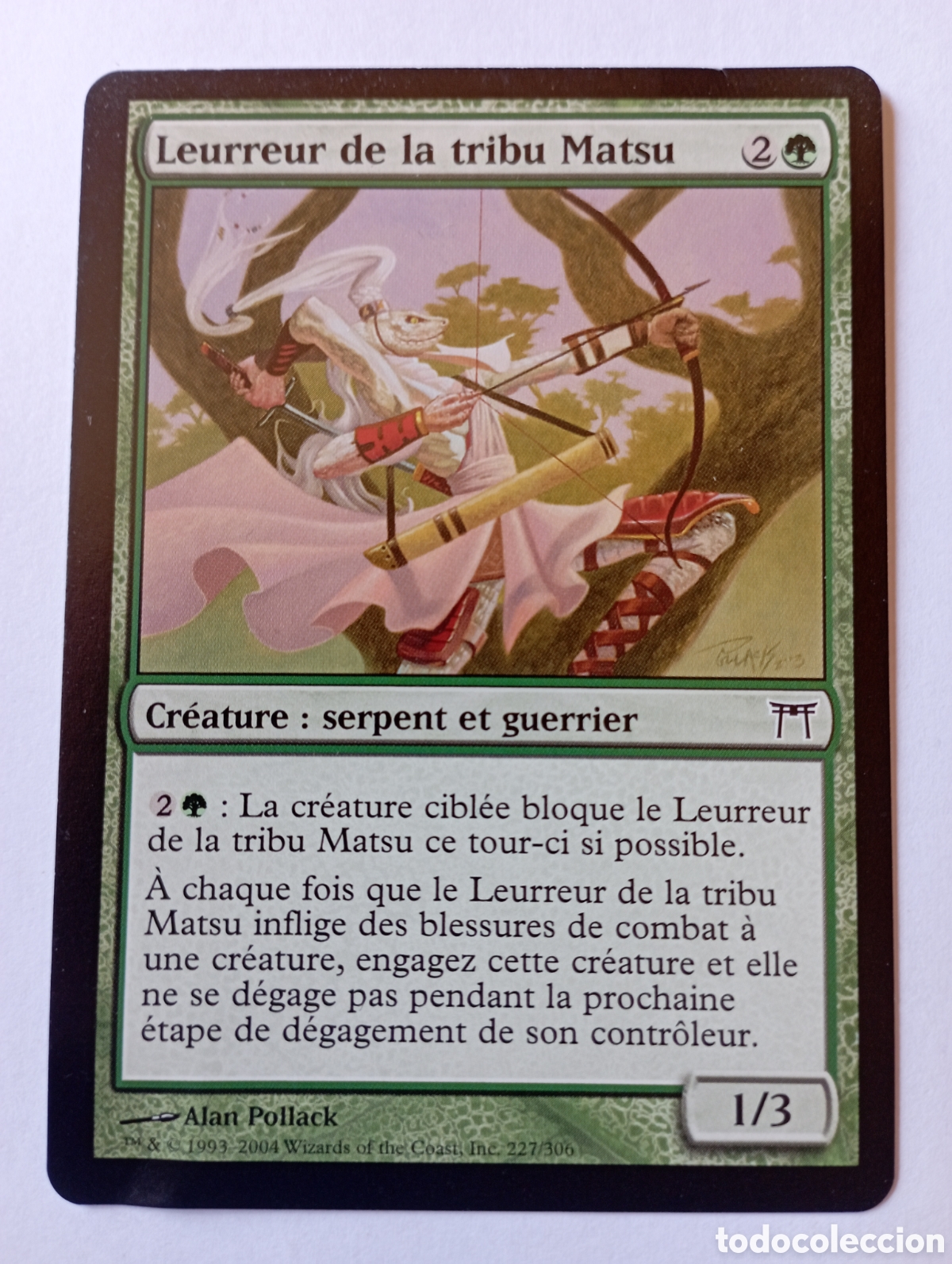 Trading Cards: Carta Magic Lerreur de la tribu Matsu (franc&eacute;s) 1993-2004