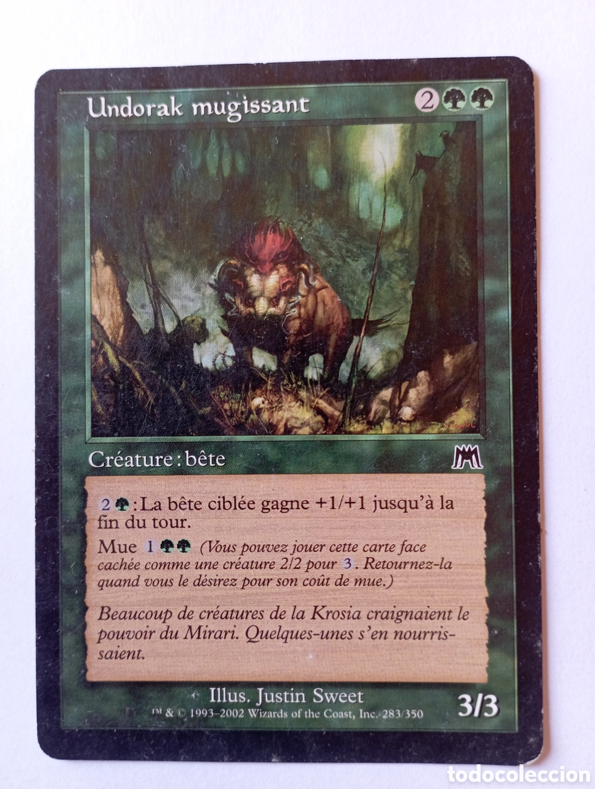 Trading Cards: Carta Magic Undorak mugissant (franc&eacute;s) 1993-2002