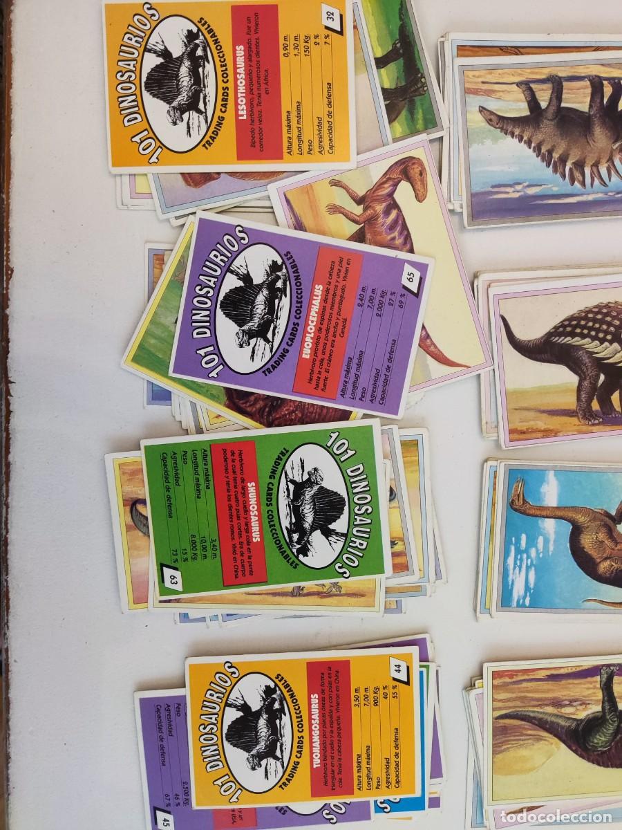 Trading cards: CROMOS DE 101 DINOSAURIOS, 101 COMPLETA - Foto 2