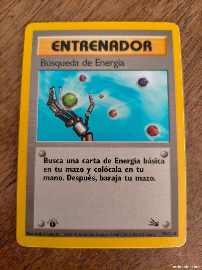 Búsqueda de Energía, Fósil primera edición en español, 59/62