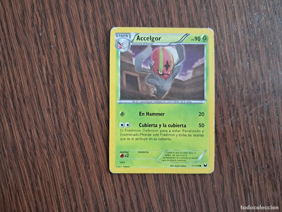 carta de pokemon, accelgor, 11/108, ao 2012. e - Buy Antique trading cards  on todocoleccion