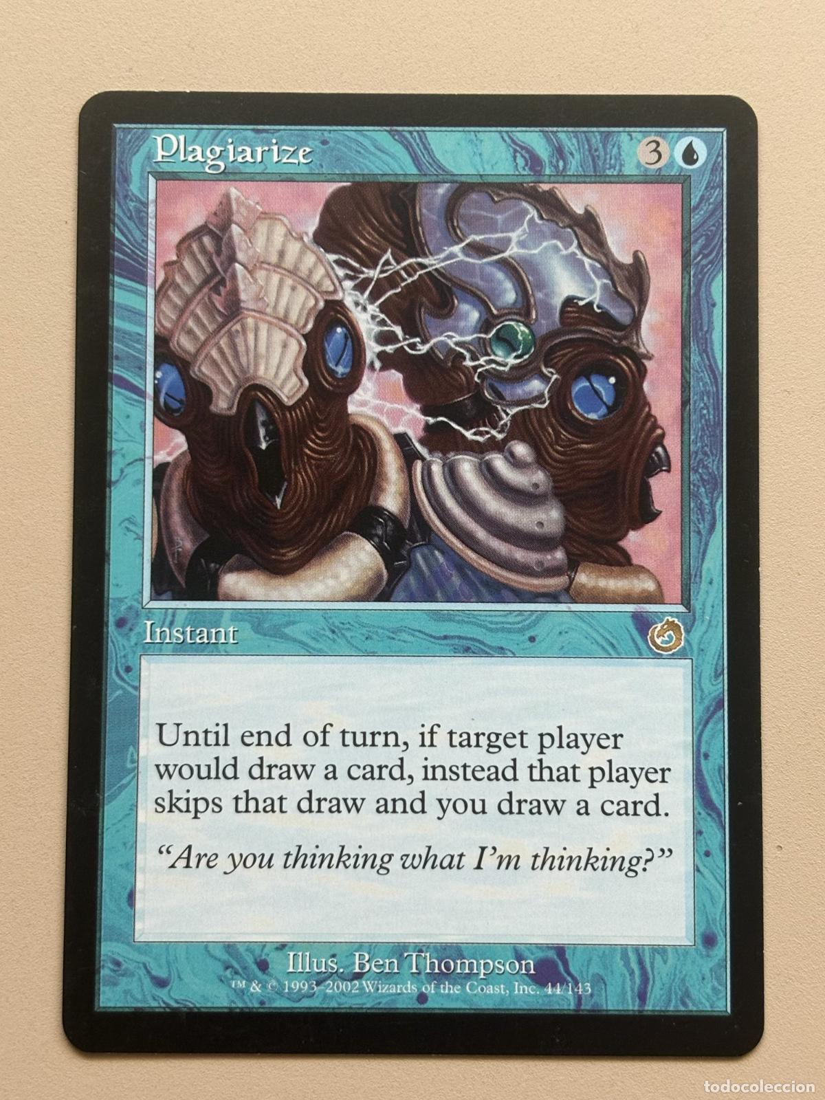 Trading cards: MAGIC THE GATHERING - PLAGIARIZE ( TORMENT ) - Foto 1