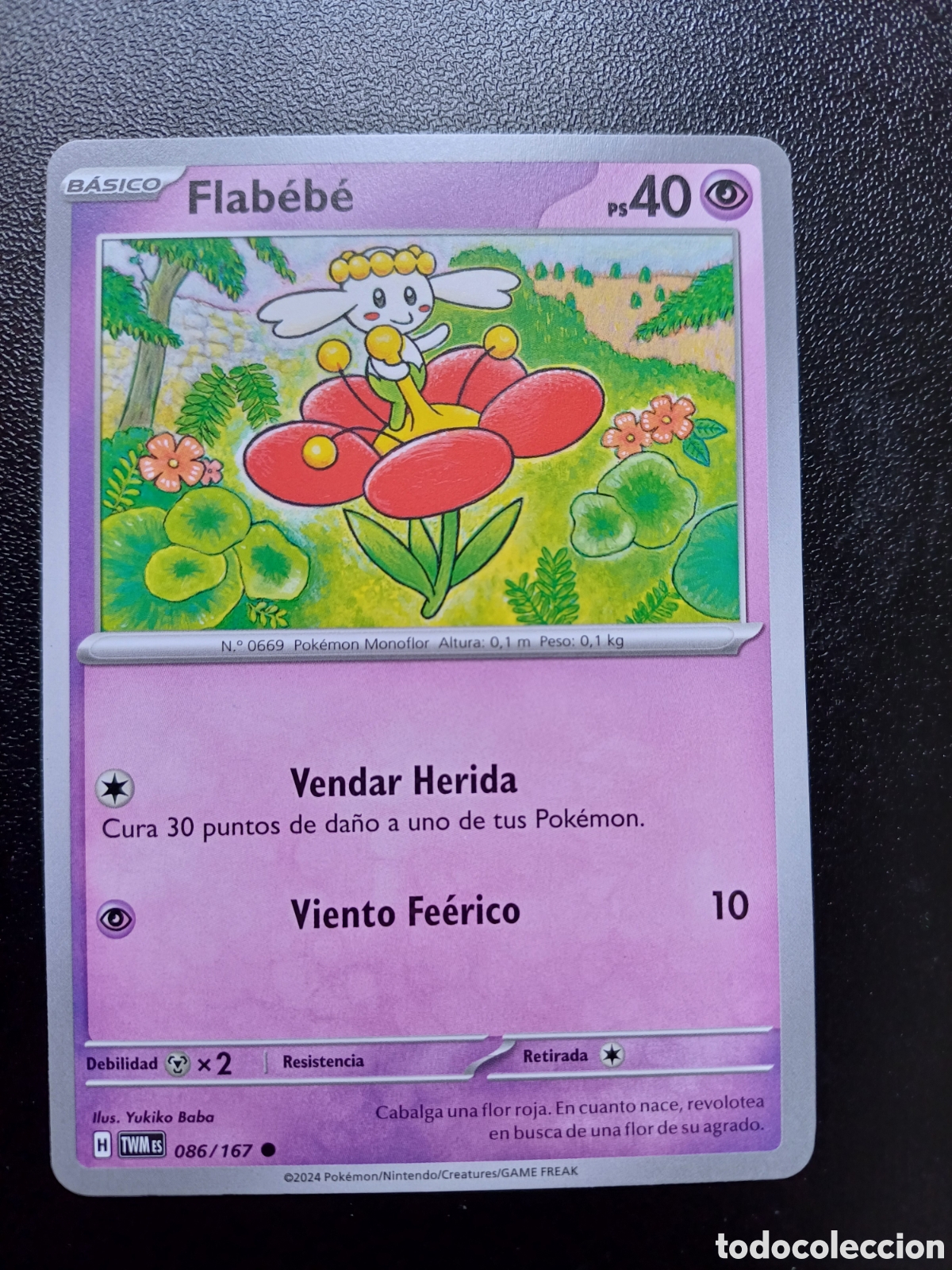 086/167 flabebe pokemon mascarada crepuscular - Buy Antique trading cards  on todocoleccion