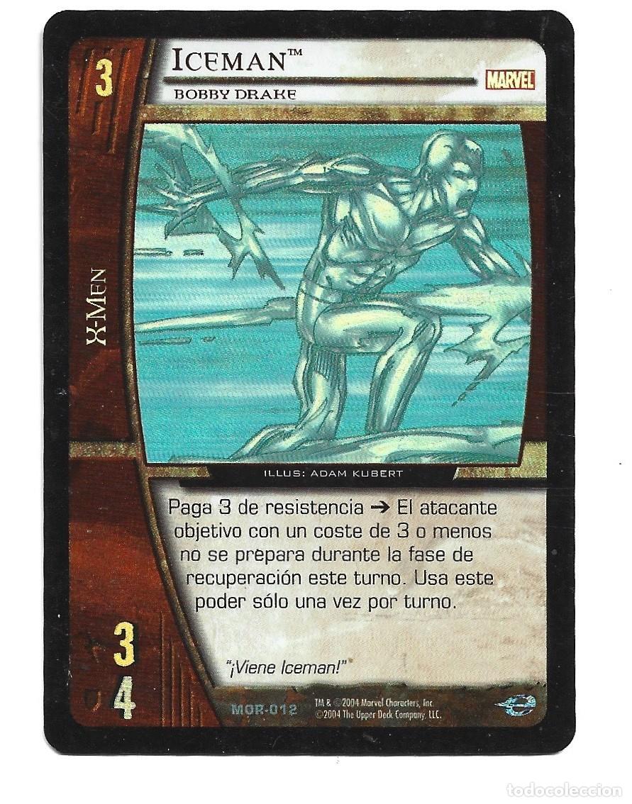 Trading cards: CROMO ICEMAN MARVEL DEL A&Ntilde;O 2004 MOR - 012 - Foto 1