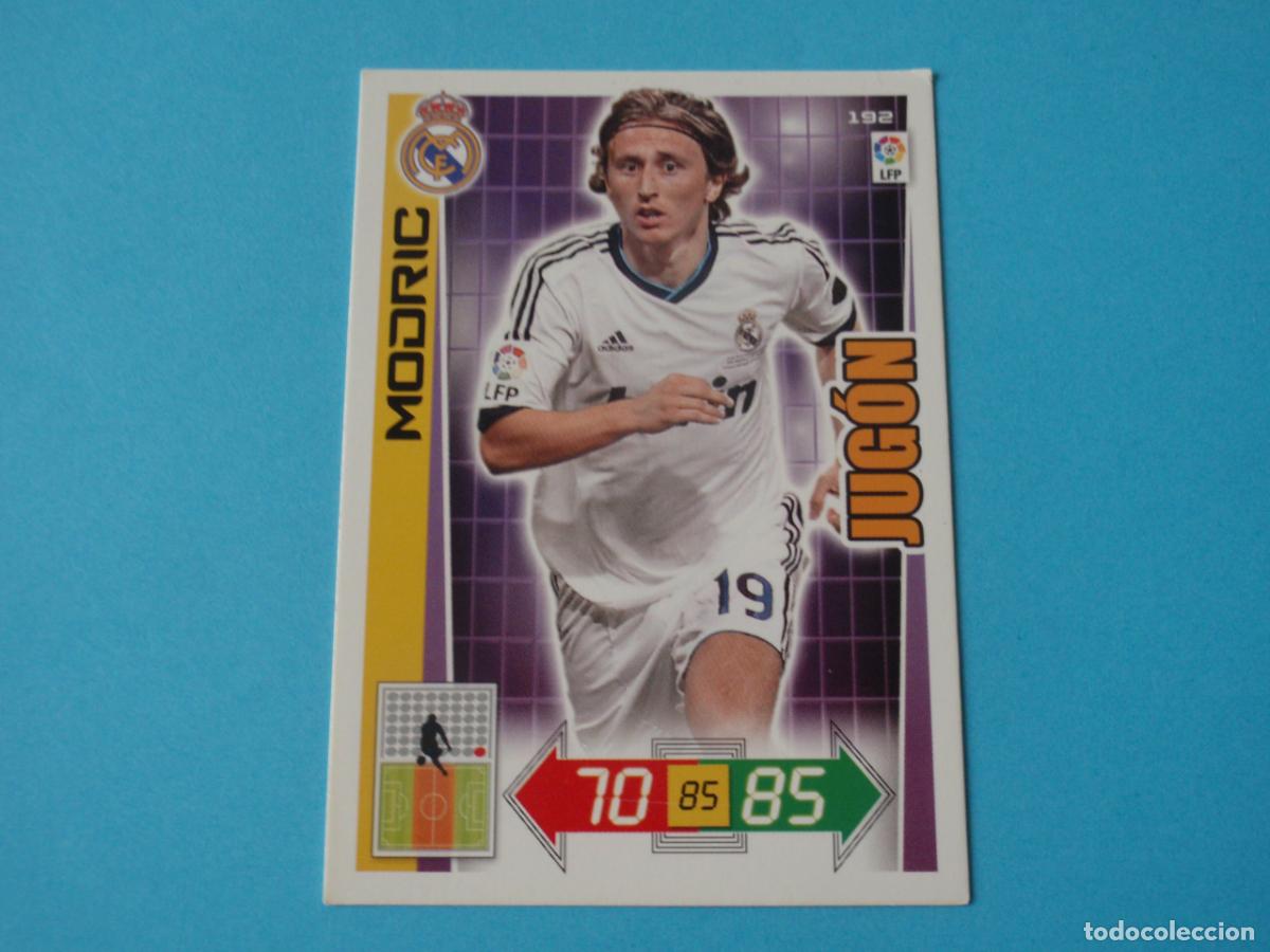 Trading Cards: Cromo Ficha 192 MODRIC JUG&Oacute;N. Trading cards Adrenalyn XL 2012 2013 Panini 12 13