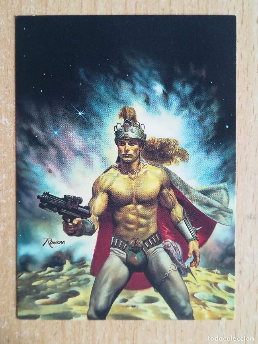 Sammelkarten: Trading Card Rowena Morrill 1993 N&ordm; 75. Space Warrior. FPG Cards.