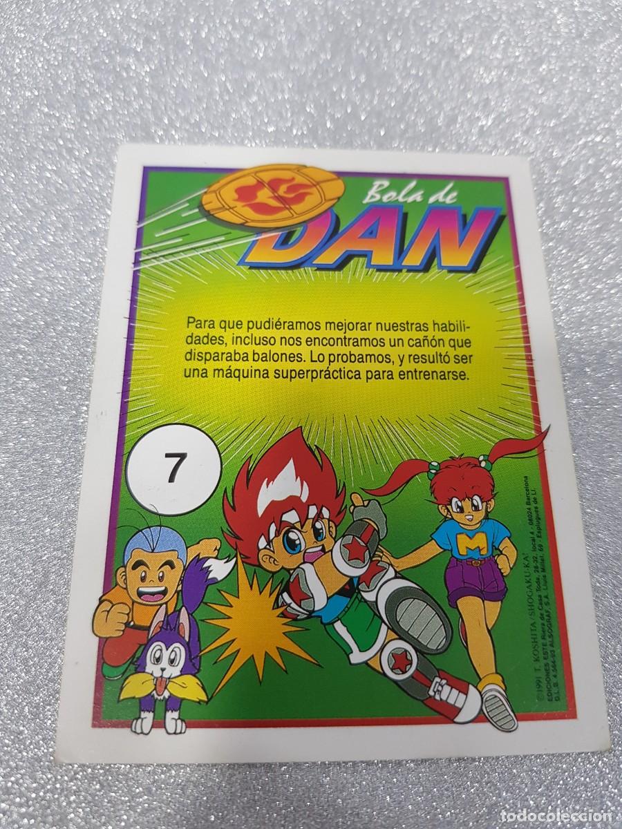 Trading cards: Carta Bola de Dan Ediciones Este 1991 N&ordm; 7 - Foto 2