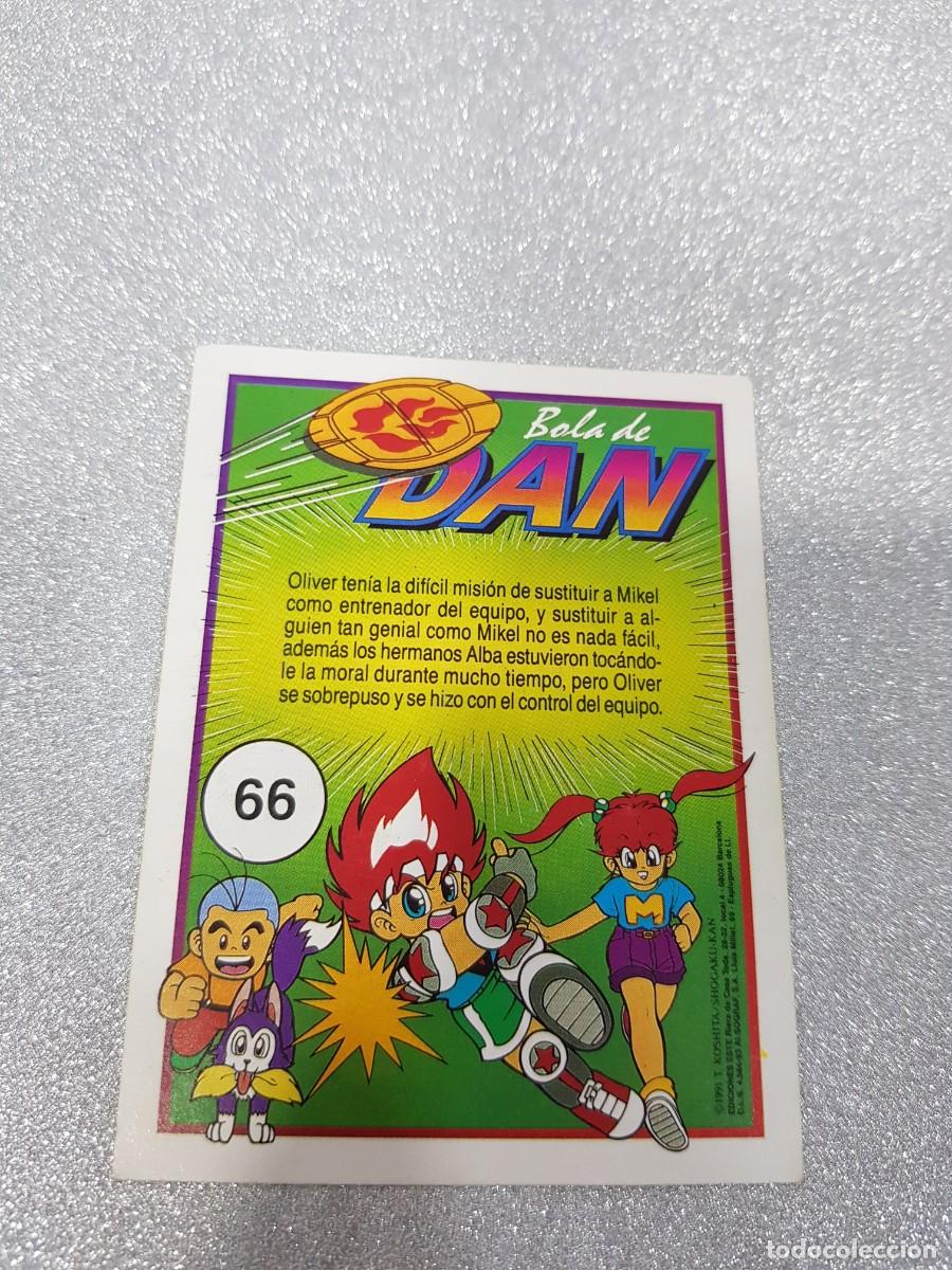 Trading cards: Carta Bola de Dan Ediciones Este 1991 N&ordm; 66 - Foto 2