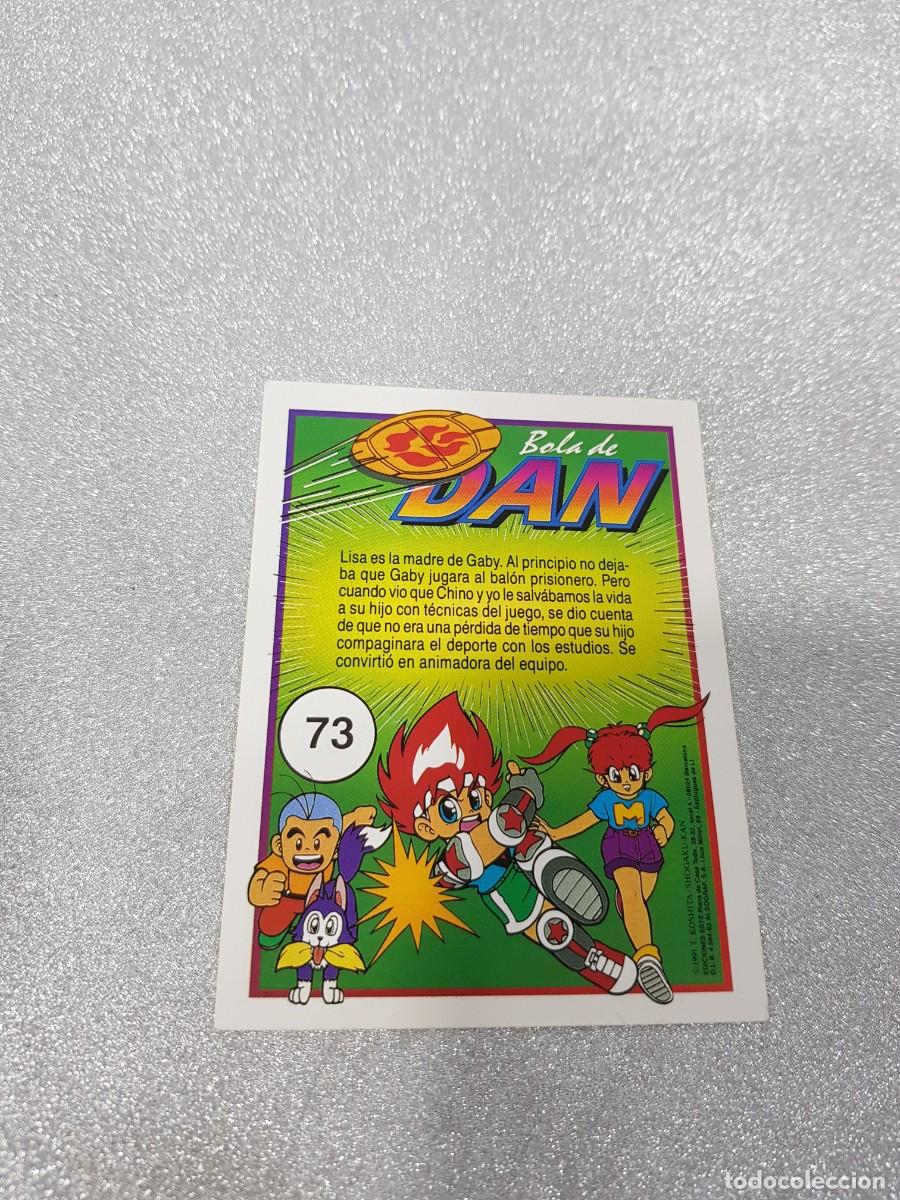 Trading cards: Carta Bola de Dan Ediciones Este 1991 N&ordm; 73 - Foto 2