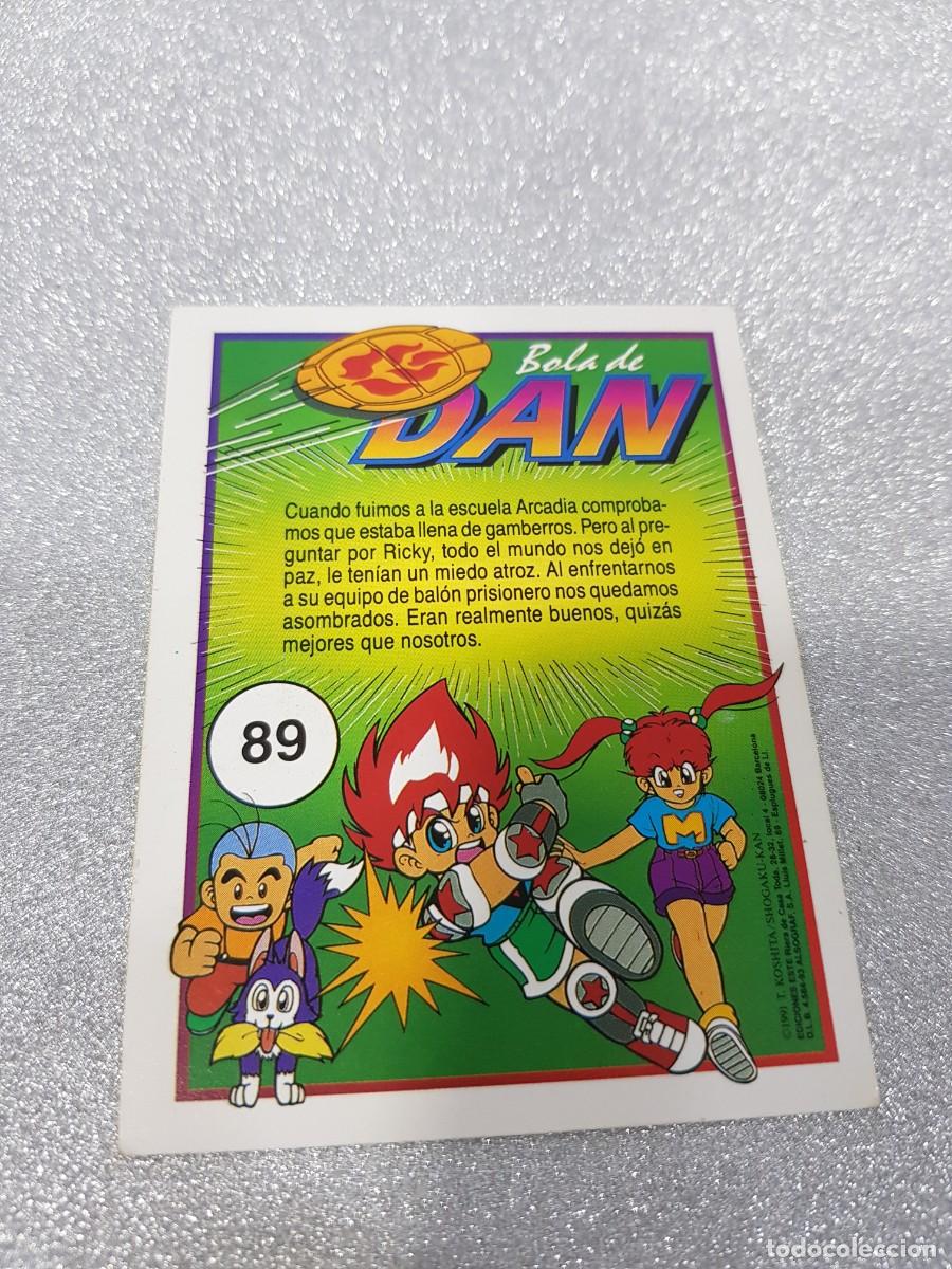 Trading cards: Carta Bola de Dan Ediciones Este 1991 N&ordm; 89 - Foto 2