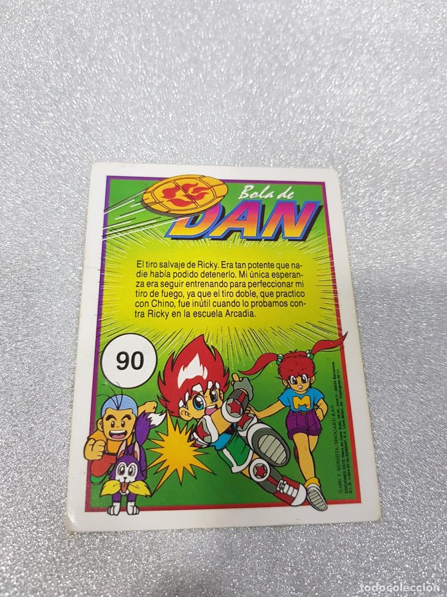 Trading cards: Carta Bola de Dan Ediciones Este 1991 N&ordm; 90 - Foto 2