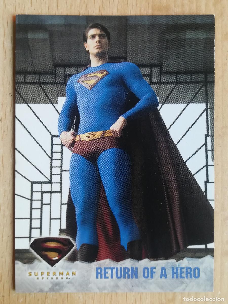 Trading cards: Trading Card promo Superman Return of a hero. Topps 2006.