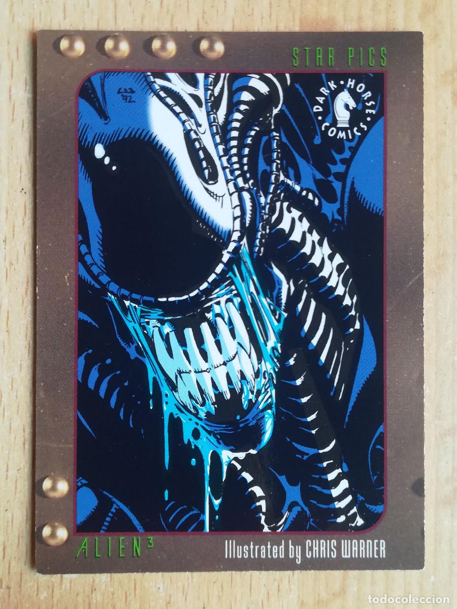 Trading Cards: Trading Card Alien 3 N&ordm; 72. Ilustrada por Chris Warner. Star Pics USA. Dark Horse Comics.