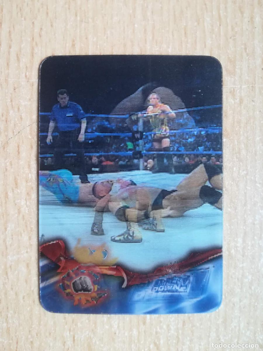 Trading cards: Trading Card Raw N&ordm; 185. Eddie Guerrero Vs. Roman Reigns. Holograma Animotion WWE.