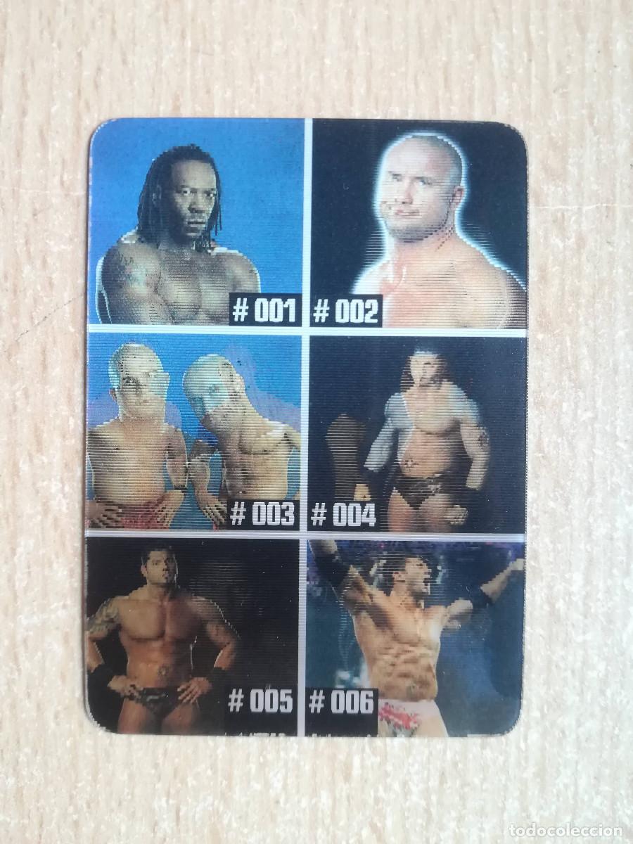 Trading Cards: Trading Card Raw Smack Down Checklist N&ordm; 001. Holograma Animotion WWE.