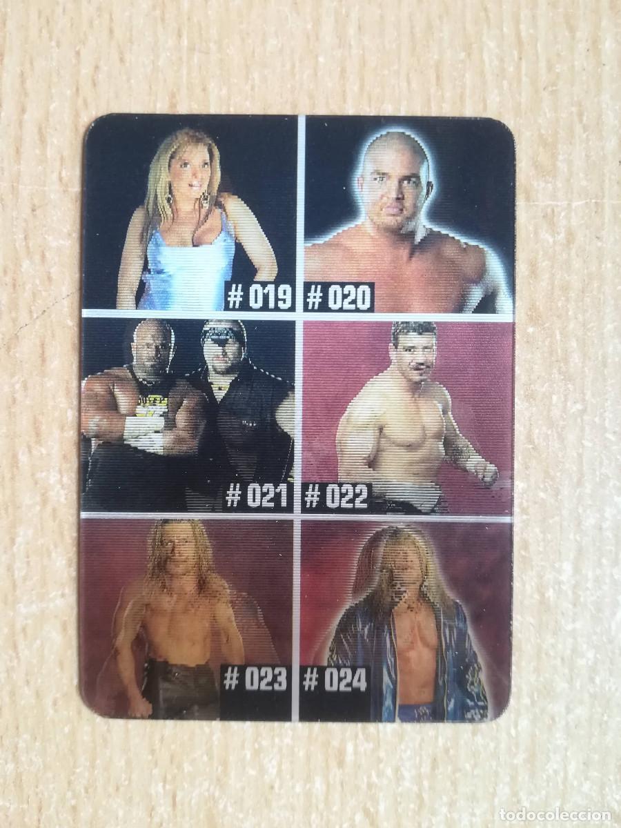 Sammelkarten: Trading Card Raw Smack Down Checklist N&ordm; 004. Holograma Animotion WWE.