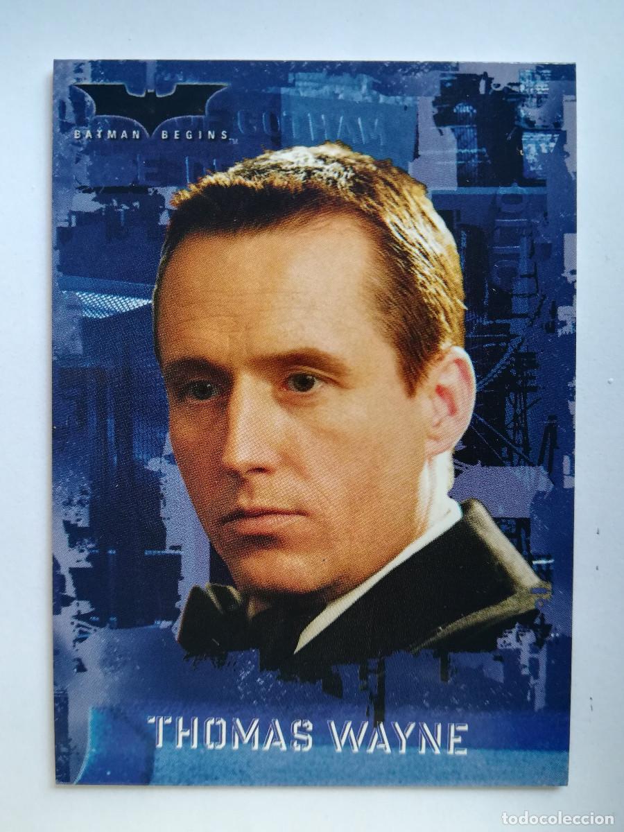Trading cards: Batman Begins Topps N&ordm; 12. Thomas Wayne. - Foto 1
