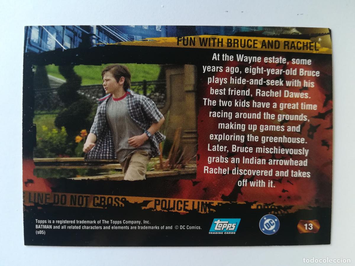 Trading cards: Batman Begins Topps N&ordm; 13. - Foto 2