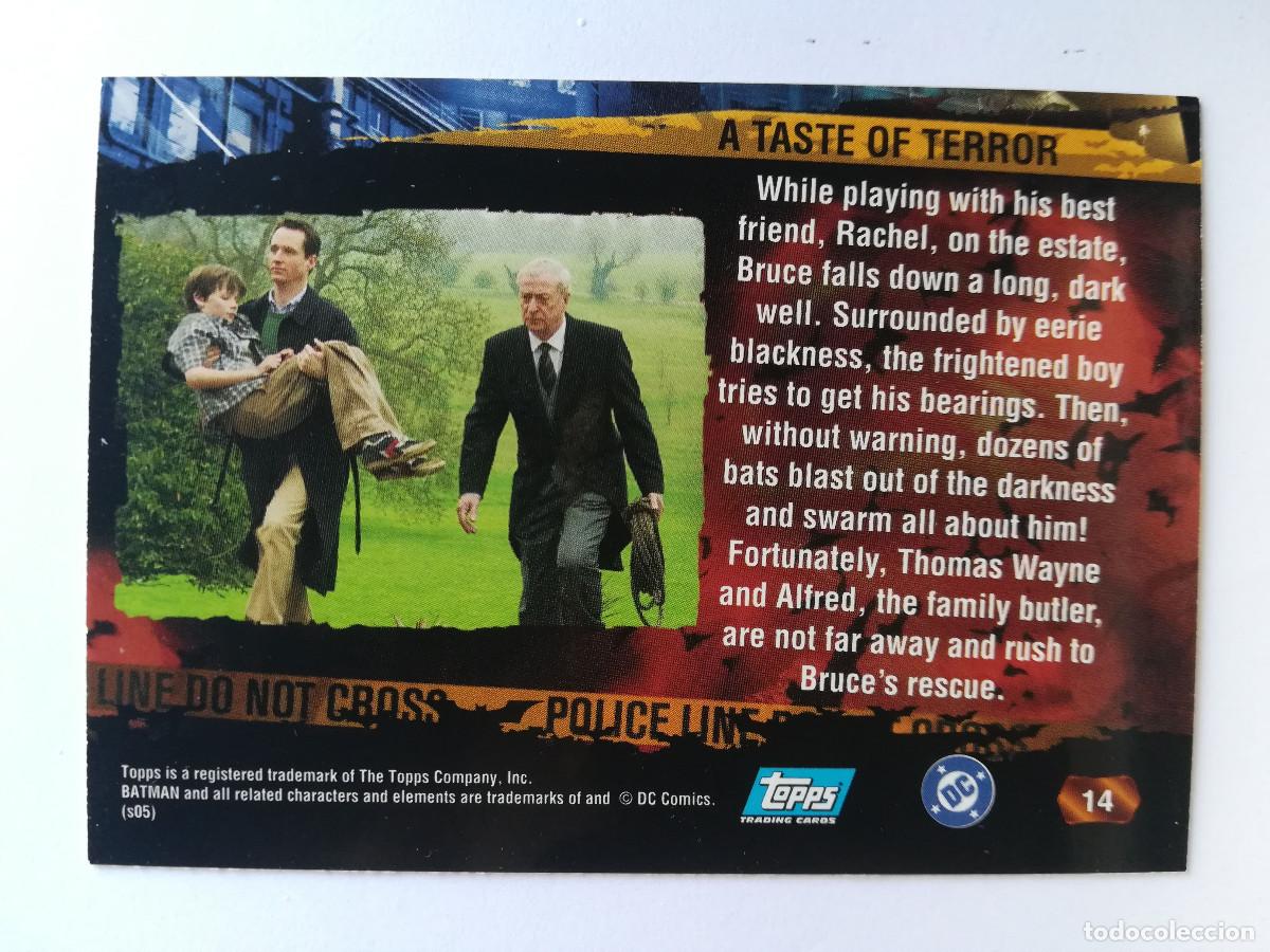 Trading cards: Batman Begins Topps N&ordm; 14. - Foto 2