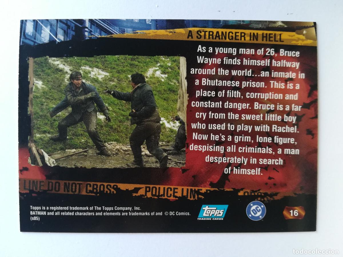 Trading cards: Batman Begins Topps N&ordm; 16. - Foto 2