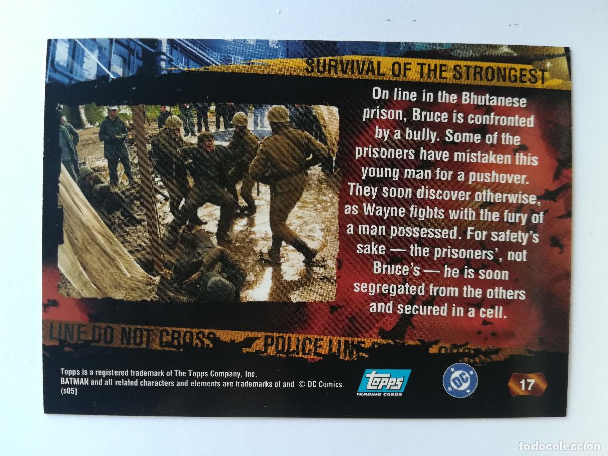 Trading cards: Batman Begins Topps N&ordm; 17. - Foto 2