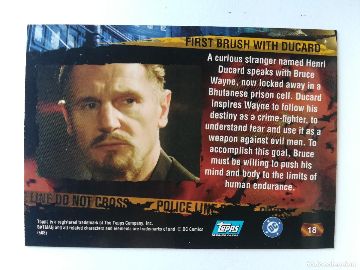 Trading cards: Batman Begins Topps N&ordm; 18. - Foto 2