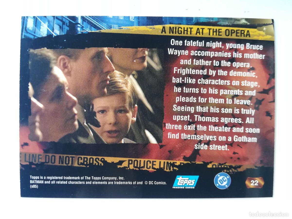 Trading cards: Batman Begins Topps N&ordm; 22. - Foto 2