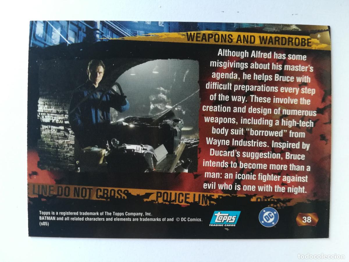 Trading cards: Batman Begins Topps N&ordm; 38. - Foto 2