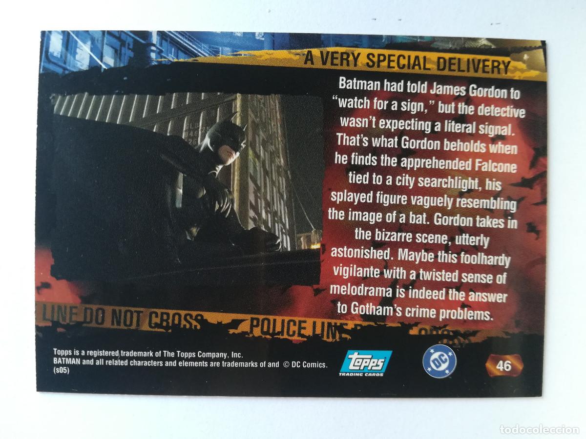 Trading cards: Batman Begins Topps N&ordm; 46. - Foto 2