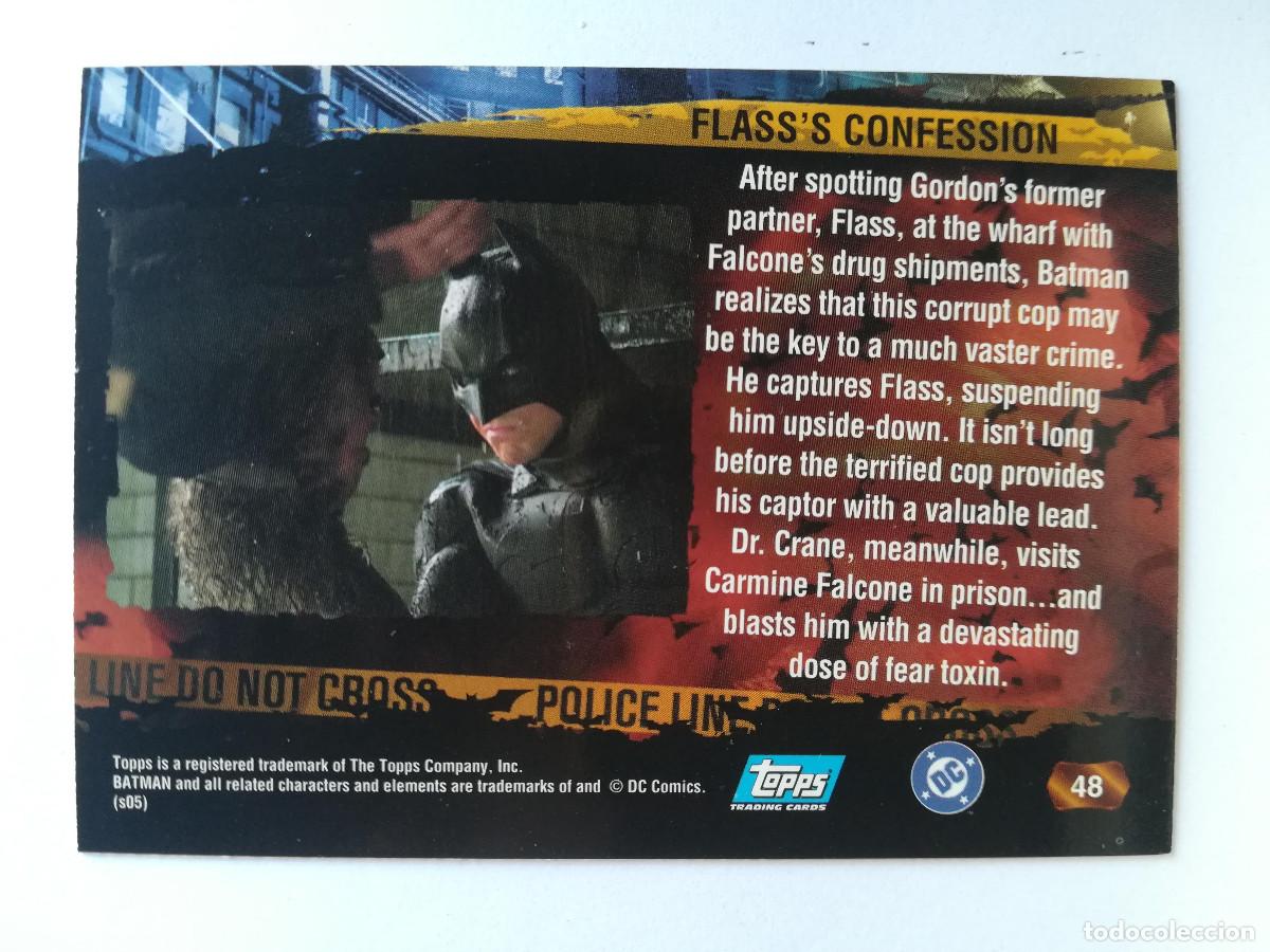 Trading cards: Batman Begins Topps N&ordm; 48. - Foto 2