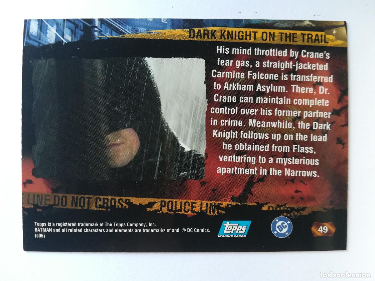 Trading cards: Batman Begins Topps N&ordm; 49. - Foto 2