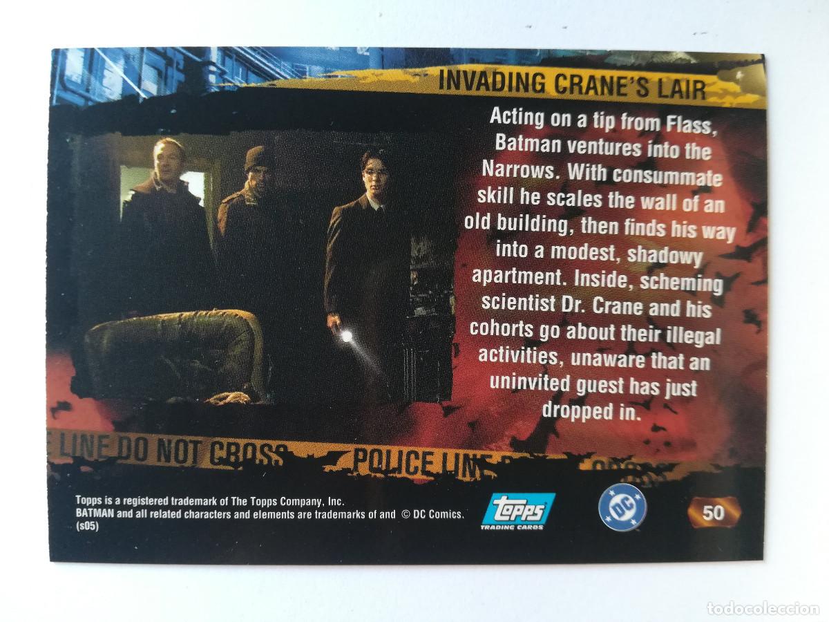 Trading cards: Batman Begins Topps N&ordm; 50. - Foto 2