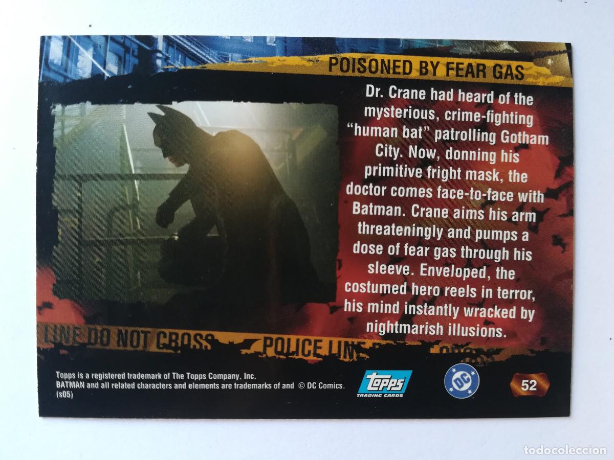 Trading cards: Batman Begins Topps N&ordm; 52. - Foto 2