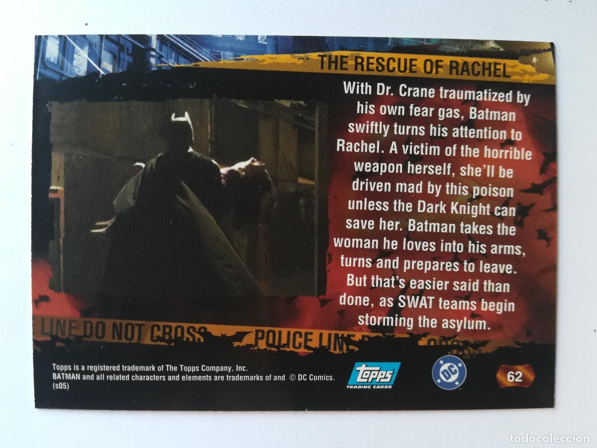 Trading cards: Batman Begins Topps N&ordm; 62. - Foto 2