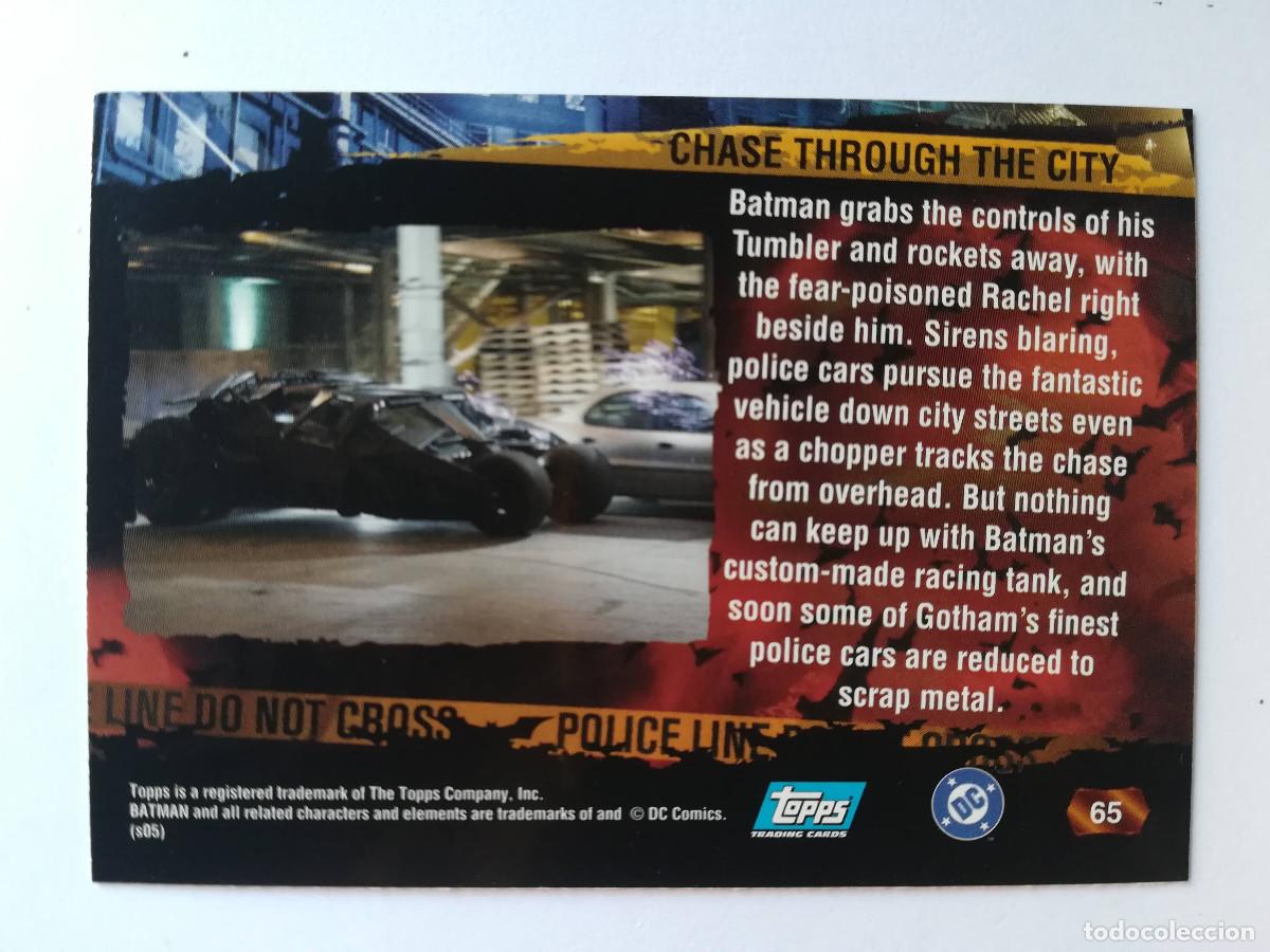 Trading cards: Batman Begins Topps N&ordm; 65. - Foto 2