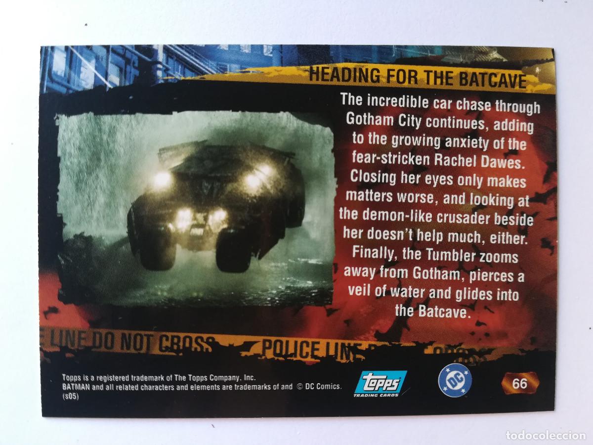 Trading cards: Batman Begins Topps N&ordm; 66. - Foto 2
