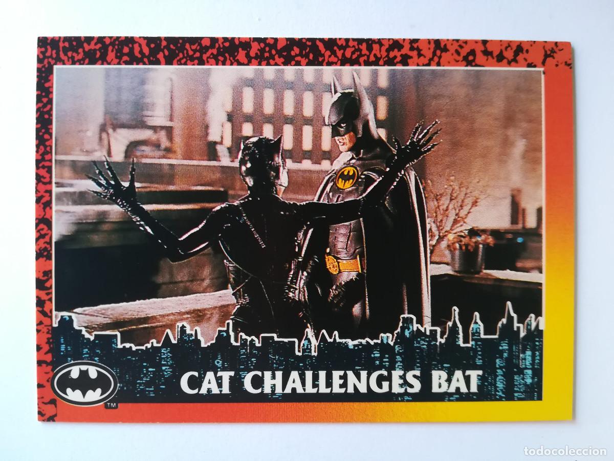 Trading cards: Batman Returns N&ordm; 43. Cat Challenges Bat. Topps 1992. - Foto 1