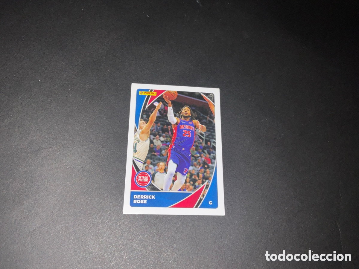 Figurine Collezionabili: ‼️DERRICK ROSE N&ordm;34 DETROIT PISTONS CARD NBA 2020-2021‼️