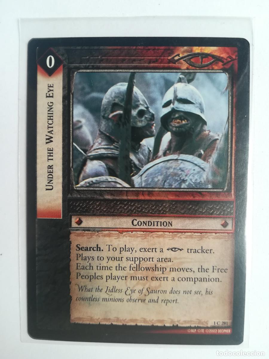 lord of the rings. trading card game. under the - Compra venta en todocoleccion lord of the rings. trading card game. under the - Compra venta en todocoleccion