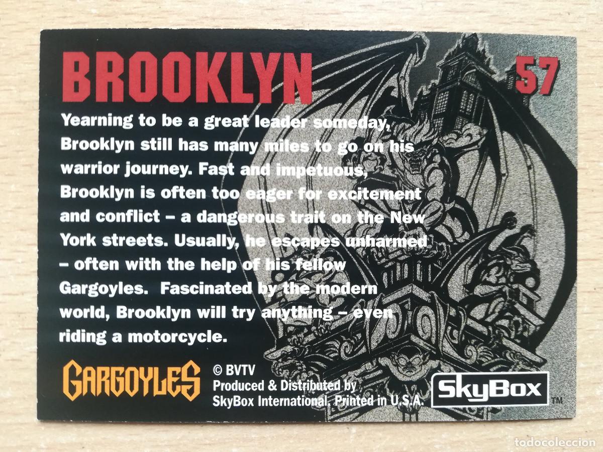 Trading cards: Gargoyles N&ordm; 57. Brooklin. Skybox. - Foto 2