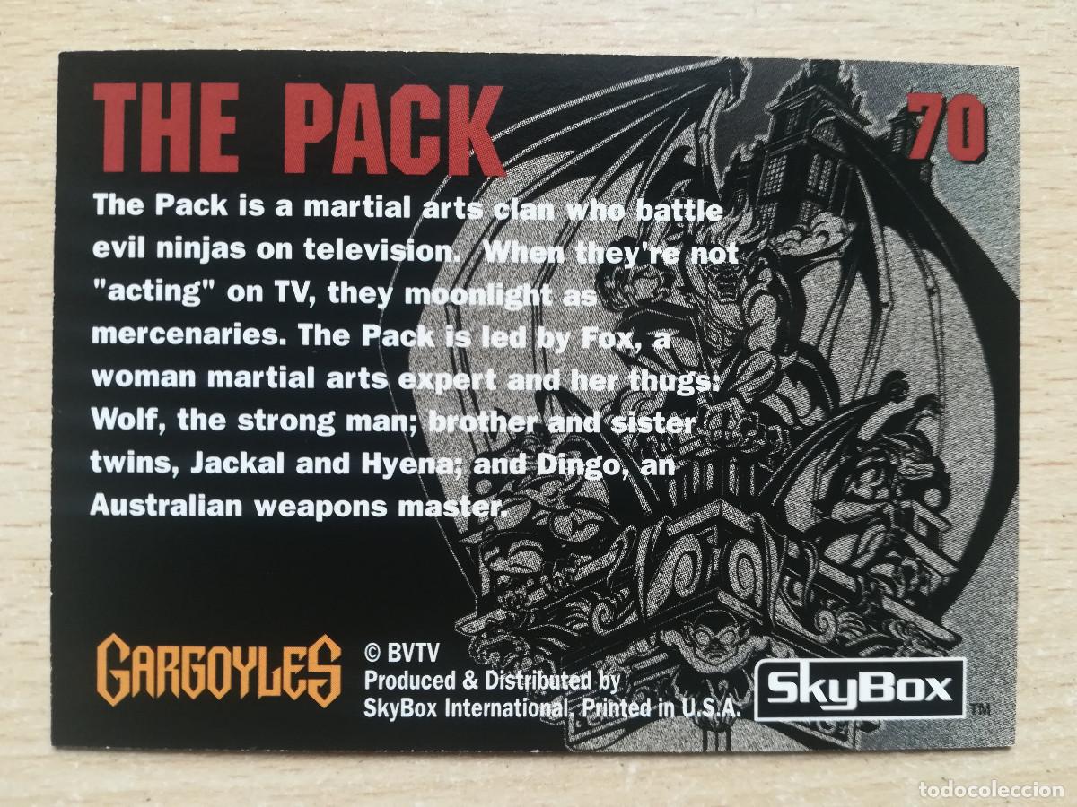 Trading cards: Gargoyles N&ordm; 70. The Pack. Skybox. - Foto 2