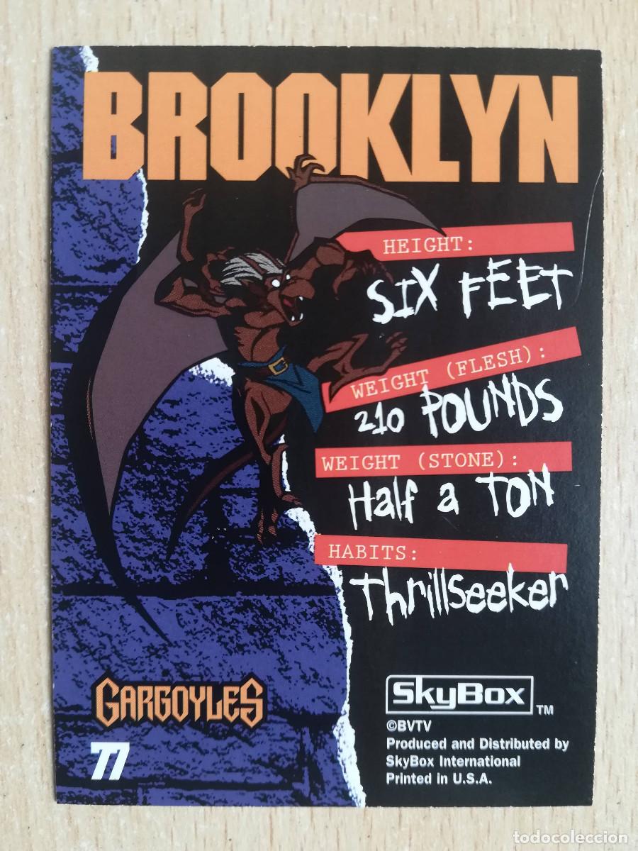 Trading cards: Gargoyles N&ordm; 77. Brooklin. Skybox. - Foto 2