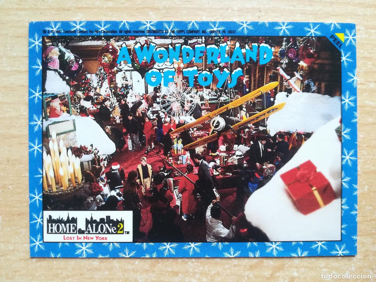 Trading cards: Home alone 2 Puzzle. A Wonderland of Toys. Solo en casa 2. Macaulay Culkin, Joe Pesci.