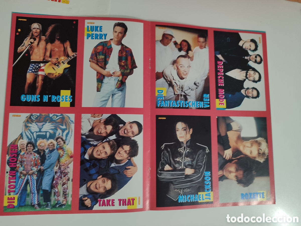 Cartes &agrave; &Eacute;changer: Tarjetas revista Popcorn. A&ntilde;os 80