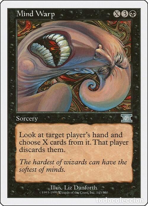 Trading Cards: Carta MTG-Deformare la Mente-Sesta Edizione-N.143-ITA-EX- - Magic the Gathering